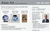 Asian art from Harry Douglas-Hamilton, antiques dealer and consultant - front page