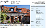 Cottage page, Weybourne Home Farm Holiday Cottages