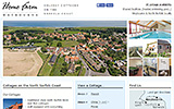 Front page: holiday cottages, north Norfolk coast